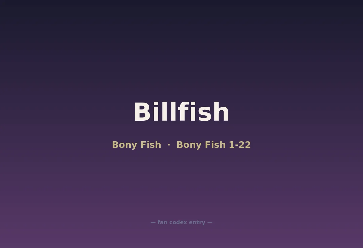 Billfish