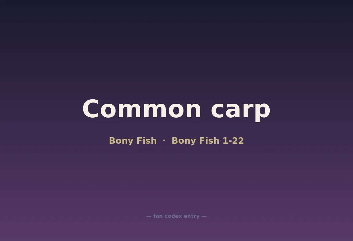 Common carp